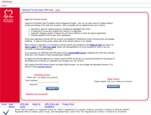 Tablet Screenshot of gms.bhf.org.uk